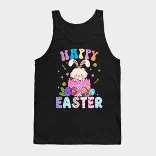 Happy Easter Bunny Seal Cute Egg Hunting Tank Top